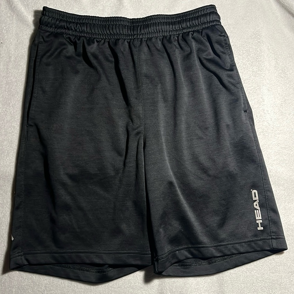 Head black unisex athletic shorts